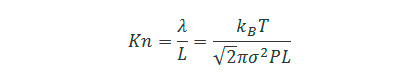 クヌーセン数計算式