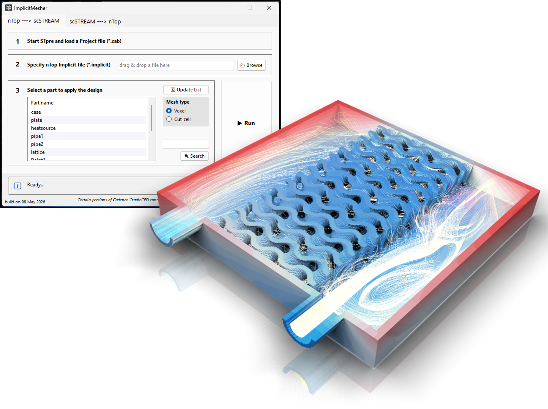 Implicit model meshing